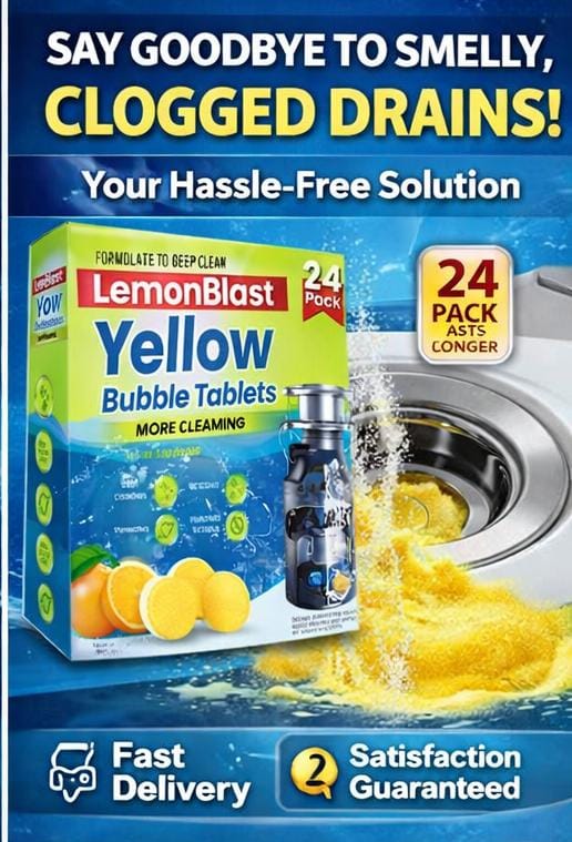 LemonBlast Yellow Bubble Tablets (24pc)
