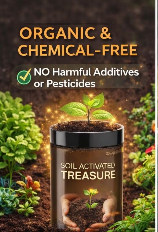 Soil Activated Treasure Premium Soil Activator 200gram (Pack of 2)