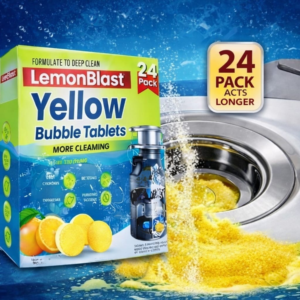 LemonBlast Yellow Bubble Tablets (24pc)