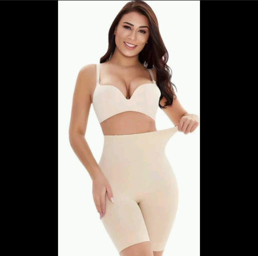 4-in-1 Shaper - Quick Slim Shape Wear Tummy, Back, Thighs, Hips - Black/Efffective Seamless Tummy Tucker